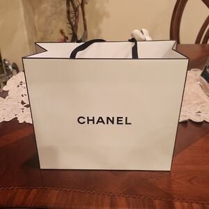 CHANEL Classic White Shopping Bag